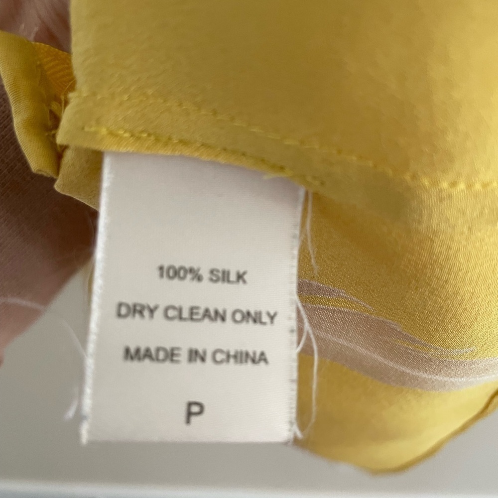 Karen Zambos Vintage Couture Silk Scalloped Top - Picture 3 of 6